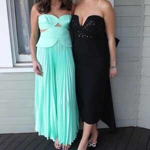 Acler Atholton Midi Dress in Arctic Mint